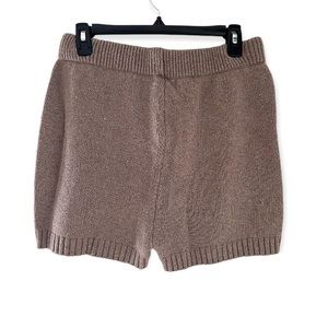 FASHION NOVA | Mocha High-Rise Sweater Shorts | Size XL